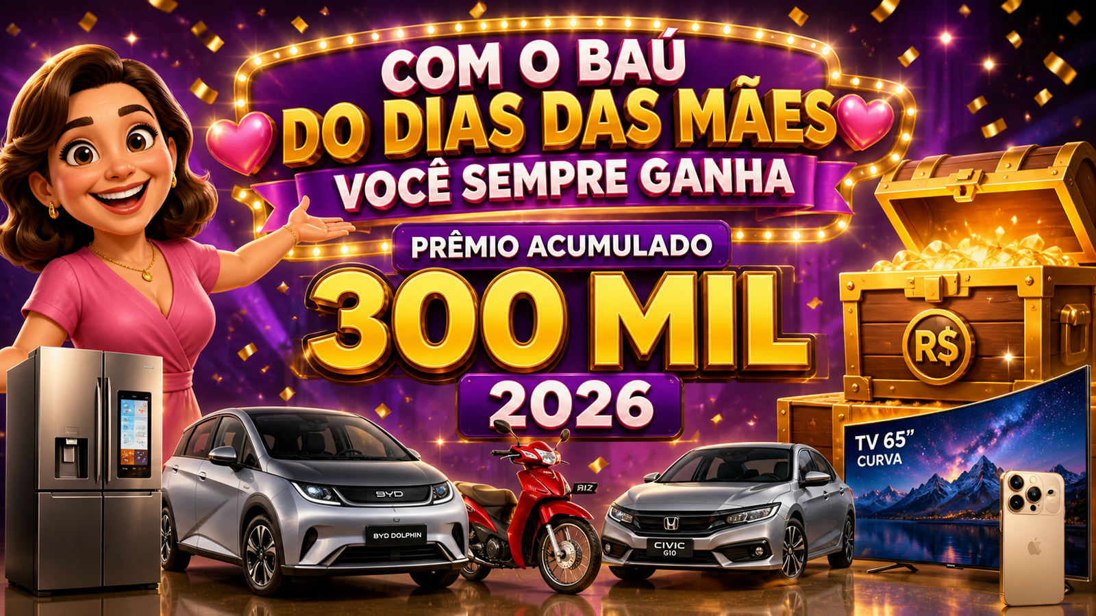 Baú dia das Mães